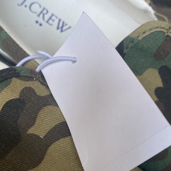 J.Crew camo Explorer camo canvas slip-on sneakers - Picture 6 of 9